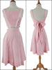 70s Crop Top and A-Line Skirt in Pink Gingham - sm