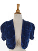 30s Blue Velvet Bolero Jacket
