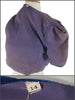30s Blue Velvet Bolero Jacket interior