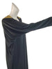 70s Bill Tice Caftan Dress in Black Qiana