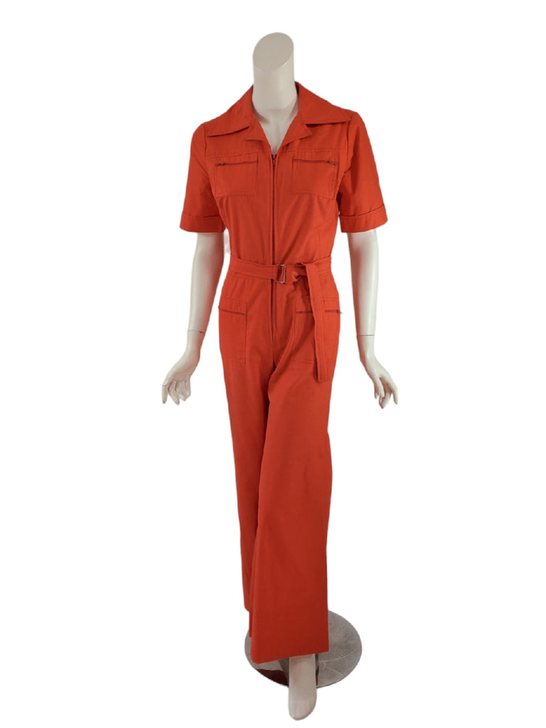 60s/70s Aquarelle Jumpsuit Front 