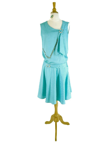 Flapper dress sewn from original 1920s pattern