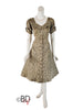 50s Adele Simpson Satin Party Dress