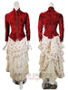 Front and back view with no bustle
