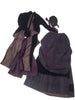 Flat view of bustle dress ensemble - fronts