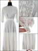 Edwardian Lawn Dress  - front details