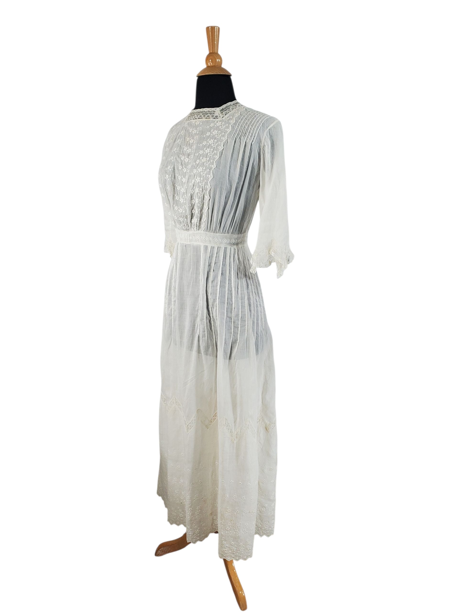 Edwardian Lawn Dress - Titanic Era Dress - xs, sm Better Dresses Vintage Edwardian Lawn Dress - Titanic Era Dress - xs, sm Better Dresses Vintage