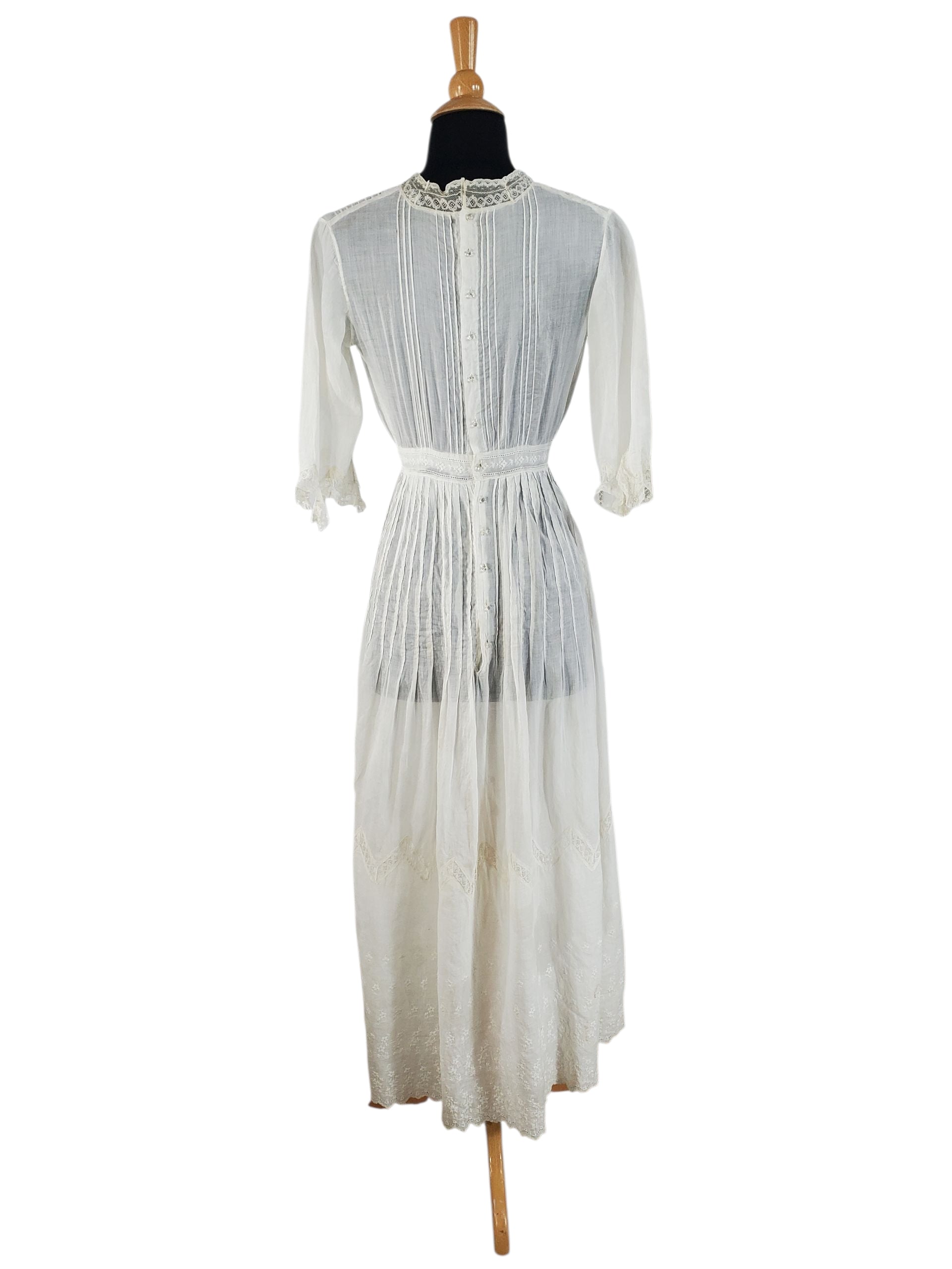 Edwardian Lawn Dress - Titanic Era Dress - xs, sm Edwardian Lawn Dress - Titanic Era Dress - xs, sm