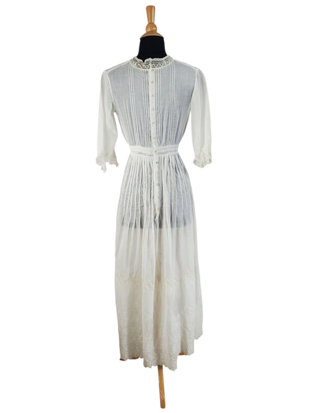 Edwardian Lawn Dress Back

