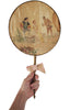 Antique Fireside Face Screen Hand Fan