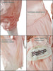40s Peach Pink Satin and Crepe Gown - AS IS