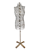 Vintage Dritz My Double Dress Form, Metal, With Stand