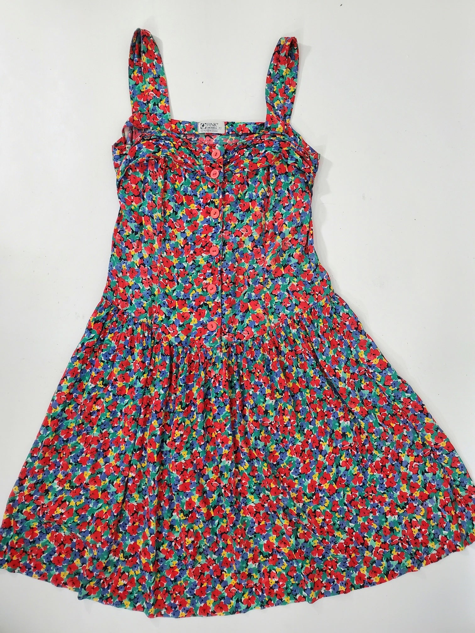 80s Does 20s Bright Floral Drop Waist Sundress Better Dresses Vintage 80s Does 20s Bright Floral Drop Waist Sundress Better Dresses Vintage
