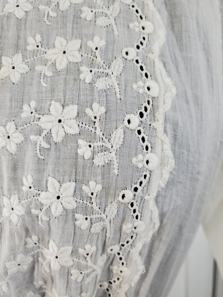 Edwardian Lawn Dress - Titanic Era Dress - xs, sm