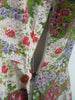 50s Circle Skirt Floral Day Day at Better Dresses Vintage. side zip detail