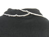 Blouse en laine à col perlé noir des années 50
