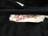 Blouse en laine à col perlé noir des années 50