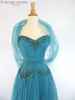 50s Strapless Tulle Gown - With Wrap