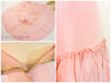 40s/50s Pink Silk Circle Skirt Petticoat