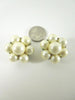 50s/60s Marvella Faux Pearl Clip-On Earrings