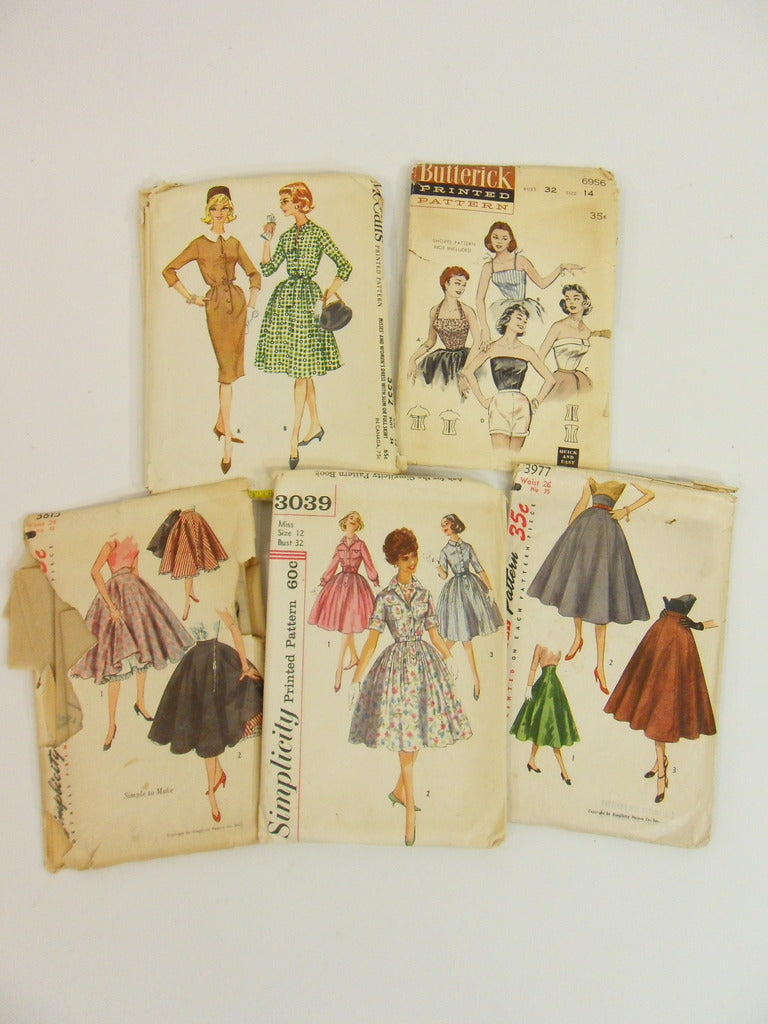 Vintage Sewing Patterns Lot of 14 from 50s 60s 70s – Better Dresses Vintage