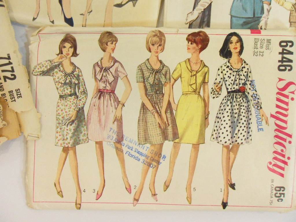 Vintage Sewing Patterns Lot of 14 from 50s 60s 70s – Better Dresses Vintage