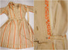 Robe chemise en soie des années 50/60 avec jupe plissée - TEL QUEL
