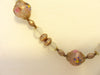 Collier de perles de verre tchèque vintage des années 50