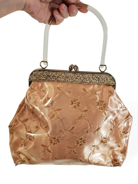 Lucite handle deals purse