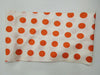 60s Mod Orange Polka Dot Infinity Scarf