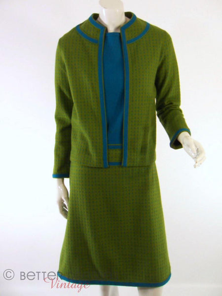 60s Jantzen Dress & Jacket Set - front