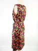 Sir James bright floral silk shift dress. Side view. BDV