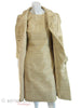 60s Gold Dress & Coat Set