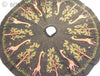 50s Giraffe Circle Skirt - on floor