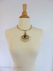 50s Whiting&Davis Pendant Necklace - far view