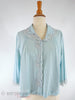 60s/70s Bed Jacket in Light Blue