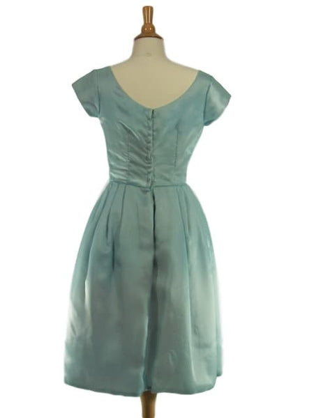 50s/60s Aqua Blue Party Dress