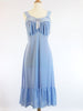 50s Blue Negligee - front