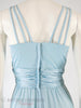 70s Light Blue Maxi Dress - back close