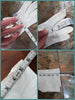 50s White Doeskin Opera Gloves - sz 7