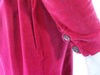 Vintage 80s Laura Ashley raspberry pink velvet party dress at Better Dresses Vintage. pocket