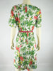 60s/70s Bright Floral Dress - back