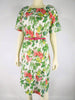 60s/70s Bright Floral Dress - front