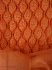 Sears 1960s peach crochet mini dress at Better Dresses Vintage. Detail of texture.