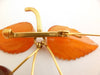 Vintage Baltic Amber Cherries Brooch