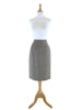 50s Slim Skirt in Black and White