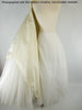 60s Ivory Beaded Full Wedding Dress by Mike Benet