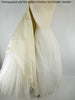 Robe de mariée complète perlée ivoire des années 60 par Mike Benet