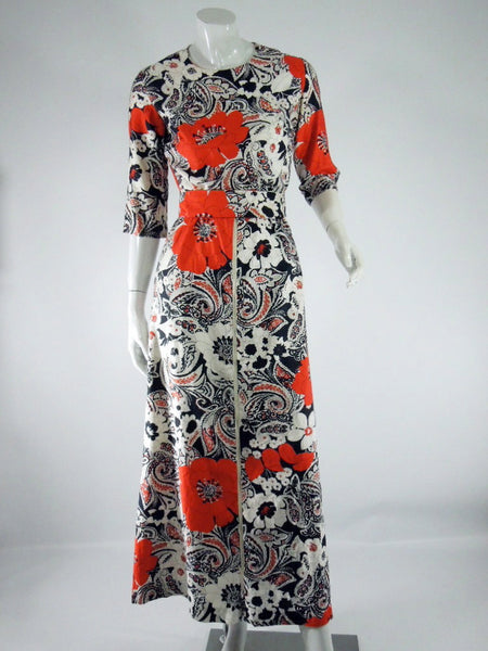 60s/70s Convertible Palazzo Jumpsuit