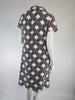 60s Suzy Perette Black & White Mod Shift - back